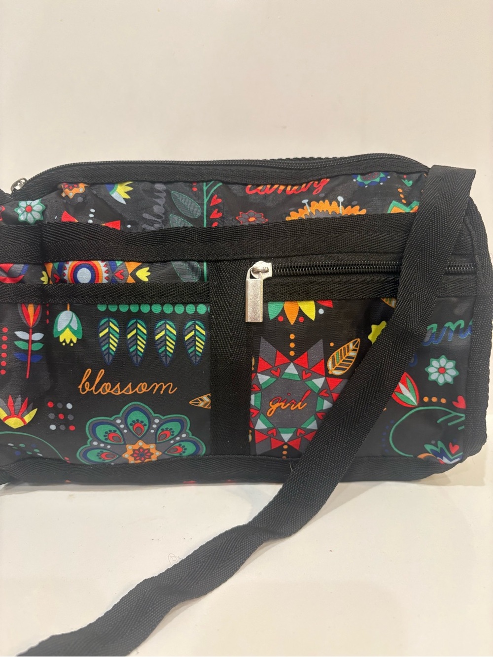 Donna Moore Boho Floral Pattern Crossbody Bag - Blossom Design NWOT